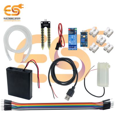 Combo of Soil Moisture Sensor Kit | with Mini Water Pump | DIY Automatic Watering System